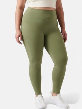 GIRLFRIEND COLLECTIVE Compressive Leggings High Rise Olive 4XL Activewear